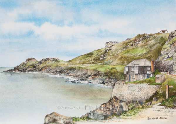 Coverack, The Watch House and Headland