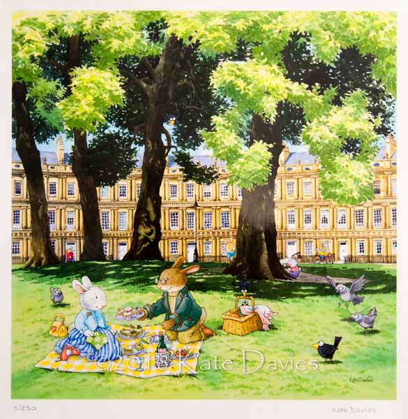 Bunny visits Bath • Picnic in The Circus xx/250