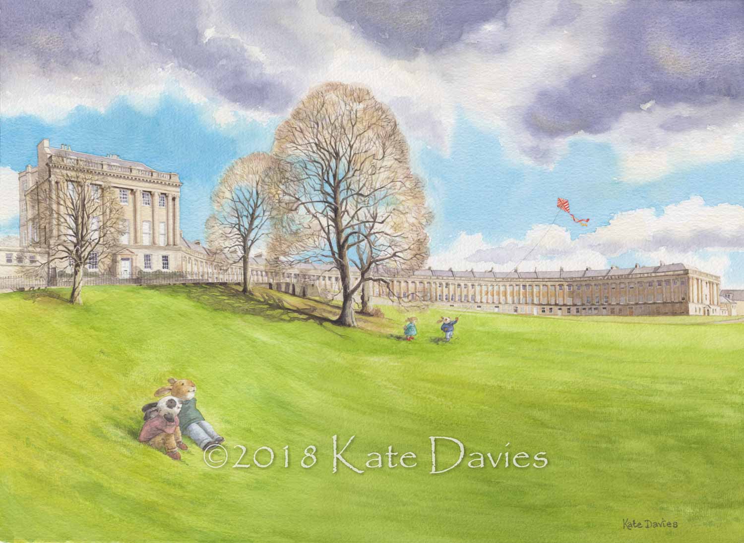 Bath Buns   Kite Flying At The Crescent xx/250