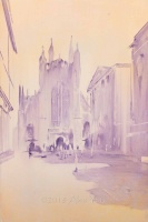 Abbey Study in Lilac and Gold