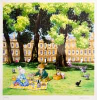 Bunny visits Bath - Picnic in The Circus xx/250
