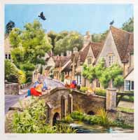 Visiting Castle Combe (mounted) xx/250
